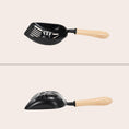 Load image into Gallery viewer, Eco-friendly steel cat litter scoop, coated for easy cleaning, displayed on a clean white background to highlight its sleek design

