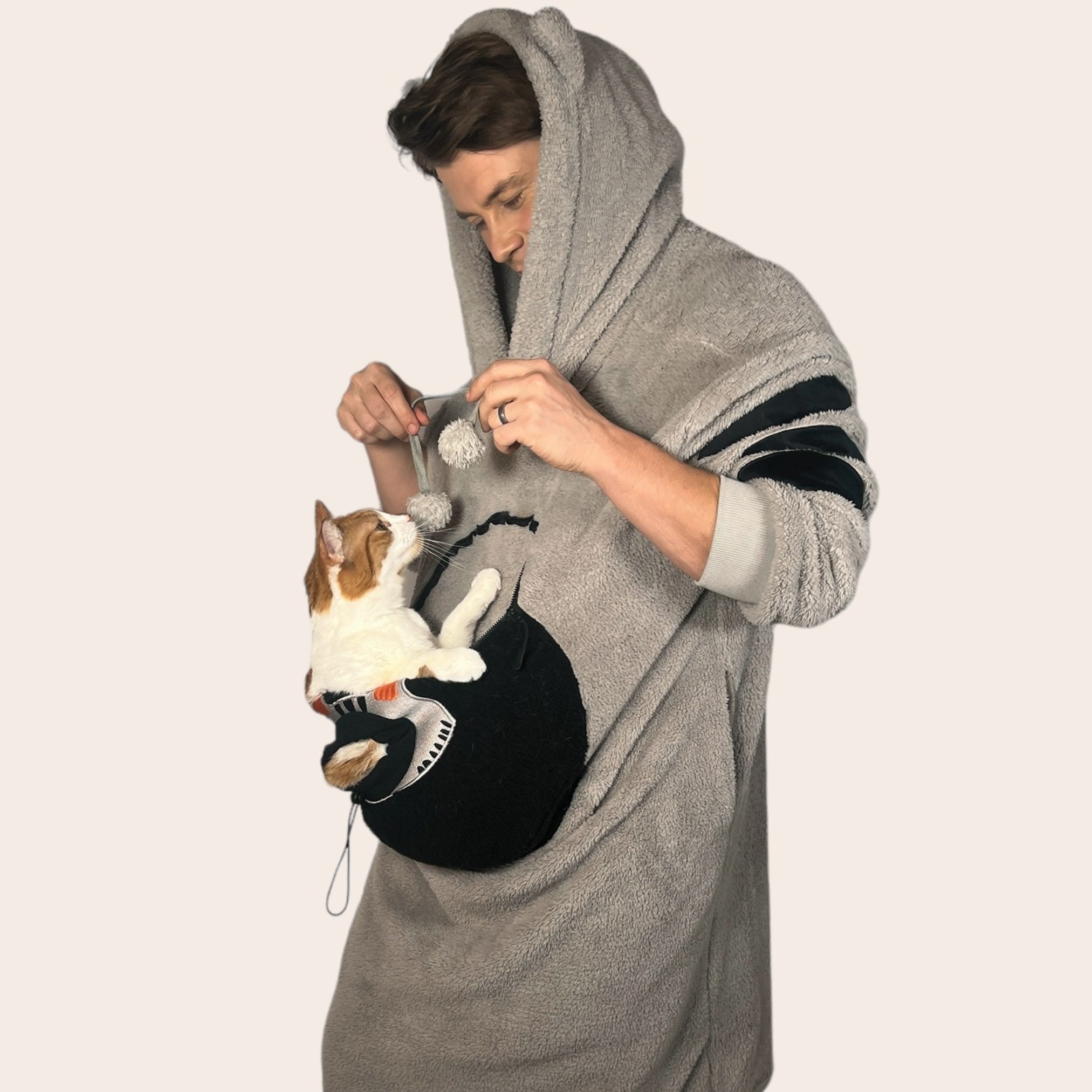 Cozy hoodie cat best sale