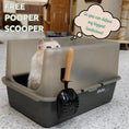 Load image into Gallery viewer, MarbleLoo - Cat Litter Box & free Pooper Scooper
