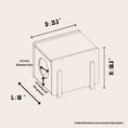 Cargar la imagen en la vista de la galería, (green) Dimensions of chic cat litter enclosure
