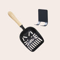 Cargar la imagen en la vista de la galería, Durable metal Litter-Slaying Scoop with ergonomic handle and charming cat face design, perfect for efficient cat litter cleaning
